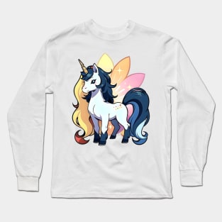 Unicorn Rainbow 15 Long Sleeve T-Shirt